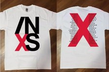 INXS X Factor Tour 1991 Concert Music Tour T-shirt White Gift Fans