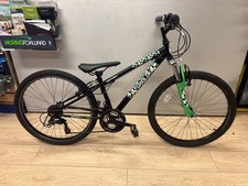 Used Apollo Gridlock 12" Frame 24" Wheels Black/Green MTB Kid's Bike