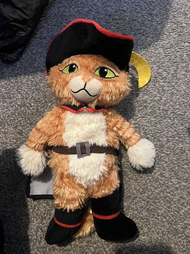 Puss boots soft toy cat - boots,