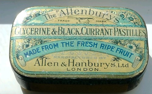 Vintage tin allenburys - vintage,