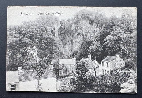Vintage postcard peak - peak, cavern