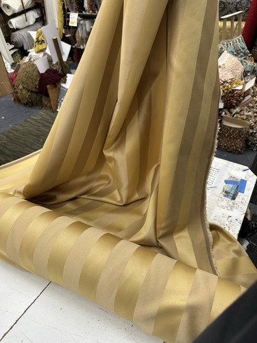 Faux silk striped fabric - fabric, 58