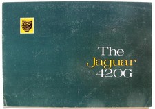 JAGUAR 420G Car Sales Brochure c1966