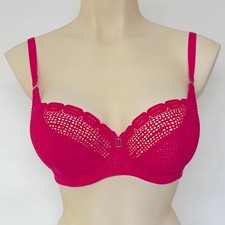BNWOT Freya Rio Underwired Non-Padded Bra 30FF 34D Fuschia