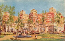 Vintage Grosvenor House Hotel Hyde Park London Postcard