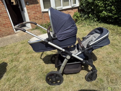 Silver cross wave tandem - silver, pram