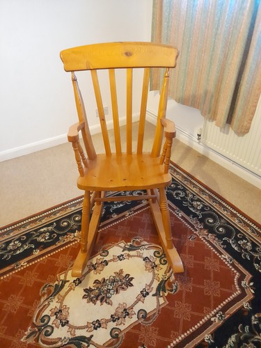Rocking chair with large - a,