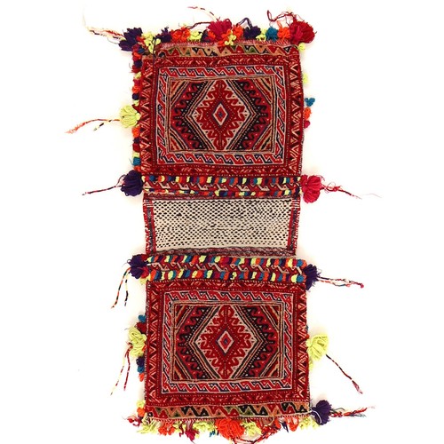 Handmade wool saddle bag - handmade,