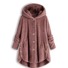 Womens Plus Size Fleece Fluffy