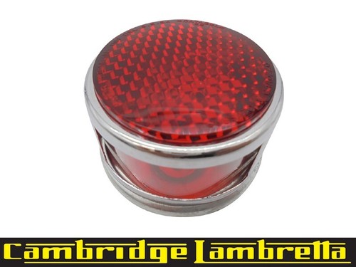 Lambretta rear light round - round, for