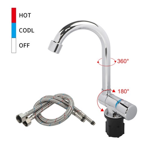 Flexible fold down tap - down, faucet