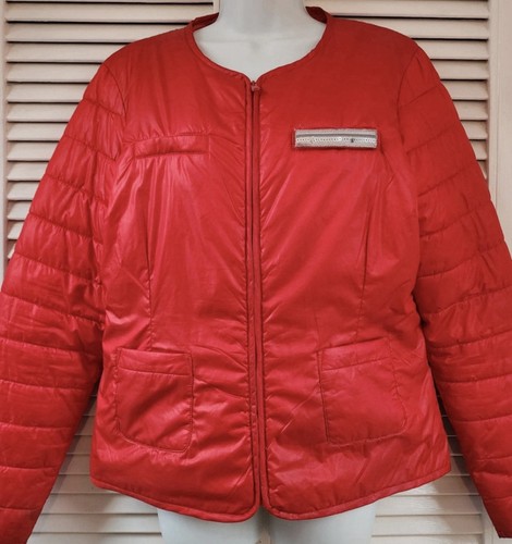 Miss captain red short puffer - captain,