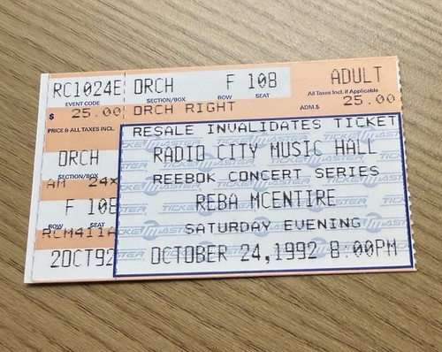 Reba mcentire rare concert - rare,