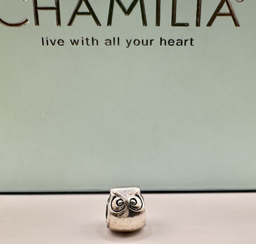 Chamilia owl charm - charm., sterling