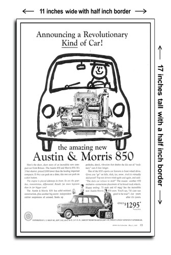 1960 austin morris 850 - 1960,