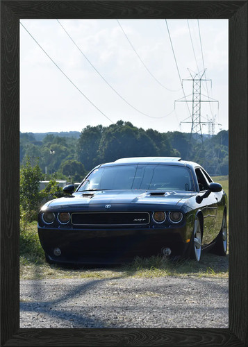 Dodge challenger srt framed - 8,