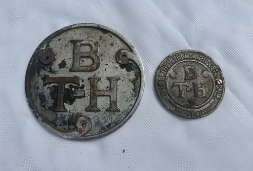 Bus trolleybus hub plate badge - plate,
