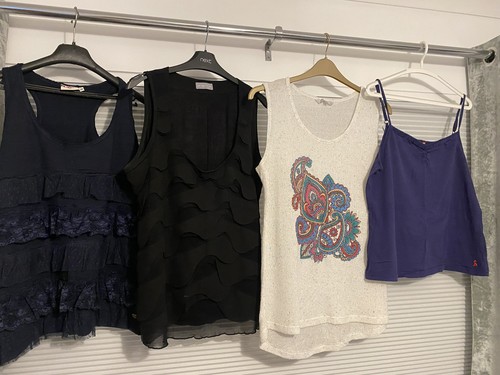 Ladies vest tops per - 4, una