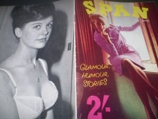 1960's  vintage glamour magazine SPAN No 121 vol 11 JOEY HEATHERTON ADRIENNE HOU