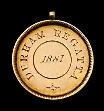 9ct Gold Rowing Fob Medal