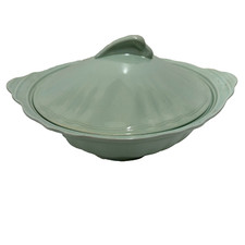 J&G MEAKIN GLAMOUR JADE COVERED SERVING BOWL