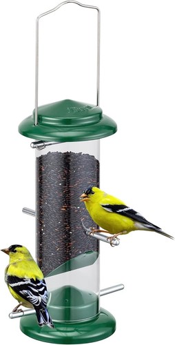 Metal bird feeder - bird,
