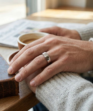 1CT Moissanite Men's Ring