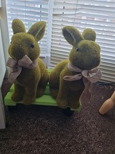 A Pair Of Indoors Decorative Bunny RABBITS