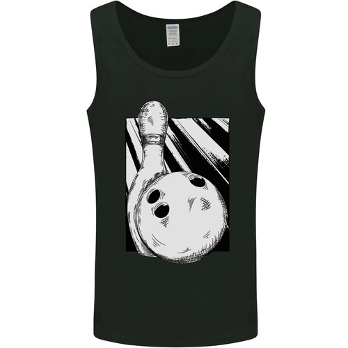 Ten pin bowling ball and - pin,