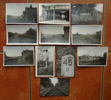 M&GN scenes in Norfolk, TEN vintage railway photographs: Attlebridge, Cromer &c