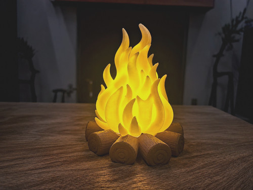 Campfire night light - campfire,