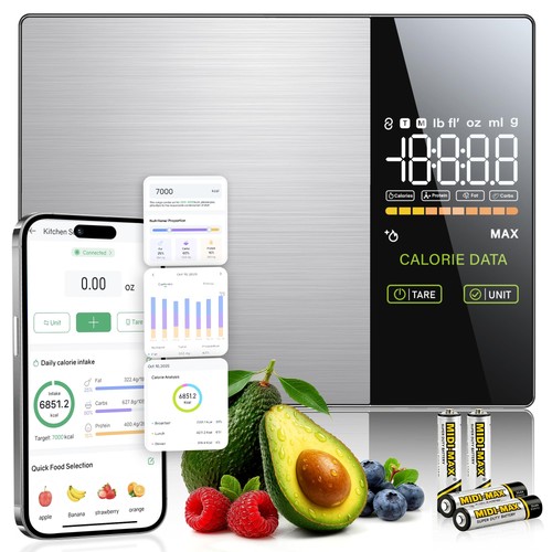 Smart food scale with - food,