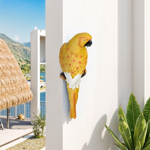 Garden parrot ornament resin - garden,