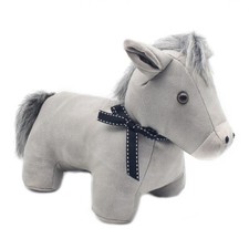 Grey Pony Design Doorstop Door