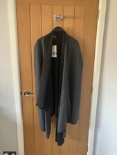 BNWT ZARA Grey Wool Blend Cape
