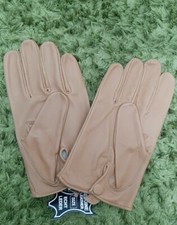 Leather Sheepskin Gloves Tan