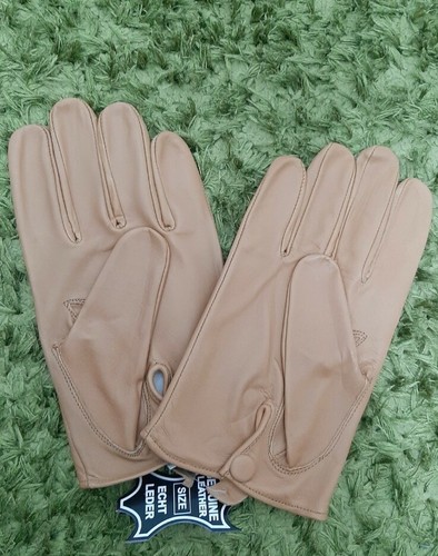 Leather sheepskin gloves - sheepskin,