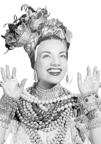Carmen miranda monochrome - miranda,