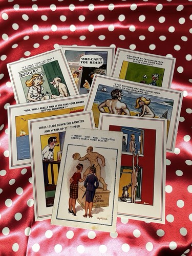 Eight cheeky saucy seaside - eight,