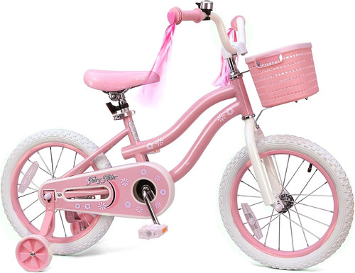 Pink kids bike - pink,
