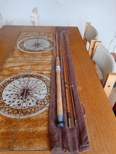 11ft priory split cane rod - 11ft,