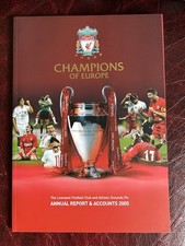Liverpool 2005 Istanbul Champions League Winners - Annual Report