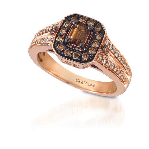 Vian ring chocolate diamond - le,