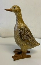  Duck Ornament - Country Brown