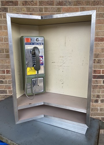 Vintage 60s motel lobby phone - 60s,
