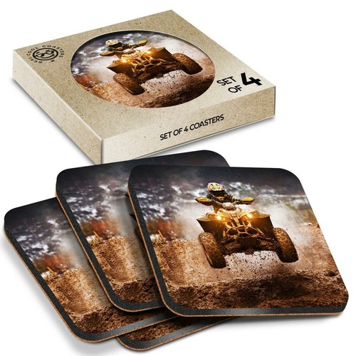 Boxed square coasters - boxed,