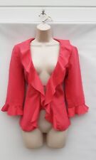 LADIES JACKET,LINEN,SMART,CASUAL,60S,70S,80S,90'S VINTAGE STYLE,POCKETS,SIZE 10