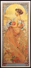 Alphonse Mucha "Summer" Art