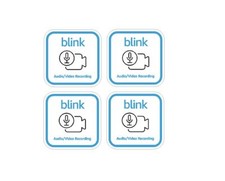 4 X compatible with BLINK Protected Alarm Window Stickers OUTDOOR STICKERS x 4