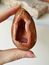 Crystal Egg Red Agate Banded